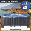 BRAST Whirlpool aufblasbar MSpa Bergen XXL für 8 Personen Ø224X70cm In- Outdoor Pool Ganzjähriger Einsatz 144 Massagedüsen Stromsparend inkl. Energiespar-Timer Bild 2