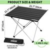 Klappbarer Campingtisch Aluminium Strand Picknick Faltbar mit Tragetasche Bild 2