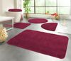 KiNZLER Badematte Chaozhou, Badvorleger, Badezimmer Teppich, Höhe 20 mm, rutschhemmend beschichtet, fußbodenheizungsgeeignet, Polyester, halbrund, Badteppich, Uni Farben, weich, als rechteckig, rund & Set erhältlich Bild 2
