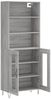vidaXL Highboard Grau Sonoma 69,5x34x180 cm Holzwerkstoff 3189315 Bild 4