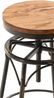 2er Set Barhocker KOZON - Metall Bronze 42x42x70 cm | Barstuhl Drehbar Tresenhocker Tresenstuhl Kneipenhocker Kneipenstuhl Bild 5