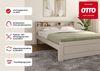 OTTO home Massivholzbett FLAVION, Jugendbett, Stauraum, FSC® zertifizierte Kiefer (Breite: 90, 140, 180), Qualitätsprodukt, Regal, Kassettenoptik, Schublade optional Bild 4