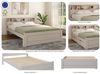 OTTO home Massivholzbett FLAVION, Jugendbett, Stauraum, FSC® zertifizierte Kiefer (Breite: 90, 140, 180), Qualitätsprodukt, Regal, Kassettenoptik, Schublade optional Bild 3