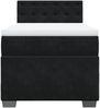 vidaXL Boxspringbett mit Matratze Schwarz 80x200 cm Samt 3286176 Bild 4