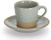 ZELLER 26538 Espresso-Set GRAU/BRAUN, 8-tlg, Steingut Bild 2