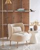 Sessel OTSBY II mit Kissen Bouclé Beige Bild 3