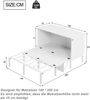 Massivholz Bett 140x200 cm Natur Weiss Eiche hell Walnuss dunkel Holzbett mit 28 Latten Massives Holz Bettgestell Schlafzimmer Komfortbett Schwedenbett Skandinavisches Design Landhausstil Lattenrost Stabile Konstruktion Bild 4