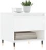 vidaXL Couchtische 2 Stk. Hochglanz-Weiß 50x46x50 cm Holzwerkstoff 830897 Bild 3