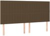 vidaXL Boxspringbett mit Matratze Dunkelbraun 180x200 cm Stoff 3137336 Bild 5