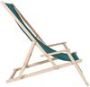 Sonnenliege Armlehne Grün Strand Campingstuhl Holz klappbar Faltsitz Balkon Bild 3