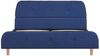 vidaXL Bettgestell Blau Stoff 140x200 cm [280928] Bild 3