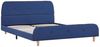 vidaXL Bettgestell Blau Stoff 140x200 cm [280928] Bild 2