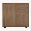Sideboard Paarl mit 2 Türen 74x79x36 cm Walnussoptik [en. casa] Bild 4