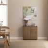 Sideboard Paarl mit 2 Türen 74 x 79 x 36 cm Walnussoptik [en. casa] Bild 2