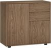 Sideboard Paarl mit 2 Türen 74x79x36 cm Walnussoptik [en. casa] Bild 2