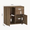 Sideboard Paarl mit 2 Türen 74 x 79 x 36 cm Walnussoptik [en. casa] Bild 4