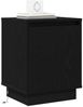 vidaXL Nachttisch Schwarz Eichen-Optik 39 x 34,5 x 50 cm Holzwerkstoff 869596 Bild 3