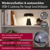 Akkuleuchte Lirox IP44 White Switch Schwarz, Champagner Bild 4