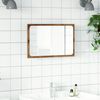vidaXL Badspiegel mit LED-Leuchten Artisan-Eiche 60x8,5x38 cm 856266 Bild 4