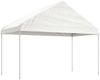 vidaXL Pavillon mit Dach Weiß 6,69 x 4,08 x 3,22 m Polyethylen 3155511 Bild 2