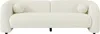 Vente-unique - OVOTAS Sofa Stoff Weiß - B 86 cm x H 68 cm x L 226 cm Bild 2