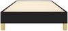 vidaXL Polsterbett, Stoff, 25,0 cm, Schwarz, 80x200 cm, Natur Bild 5