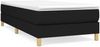 vidaXL Polsterbett, Stoff, 25,0 cm, Schwarz, 80x200 cm, Natur Bild 2