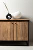 Sideboard Natran aus Sheesham-Holz, modern massiv, Natur, 4 Türen, Metallgestell Bild 5
