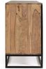 Sideboard Natran aus Sheesham-Holz, modern massiv, Natur, 4 Türen, Metallgestell Bild 3