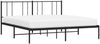 vidaXL Bettgestell mit Kopfteil Metall Schwarz 183x213 cm 352485 Bild 5