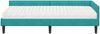 vidaXL Eckbettgestell mit Matratze Sonstiges 2 pcs Türkis Samt 3393704 Bild 5