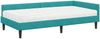 vidaXL Eckbettgestell mit Matratze Sonstiges 2 pcs Türkis Samt 3393704 Bild 4