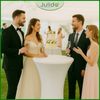 2x Julido Stehtischhusse Husse Stehtisch Stretch Ø 80cm Bistrotisch Stehtisch Bild 5