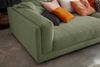 KAWOLA Big Sofa RAINA Cord olivgrün 85 x 150 x 254 cm Bild 4