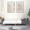vidaXL Schlafsofa 2-Sitzer mit 2 Kissen Hellgrau Stoff 375869 Bild 3