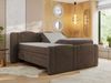 Elektrisch Boxspringbett Multipocket-Matratzen, elektrisch verstellbar, Polsterbett mit Bettkästen - FORTINA - 140 x 200 cm - Braun Velvet - H4 Bild 4