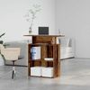 vidaXL Empfangstheke Altholz-Optik 100x40x104 cm Holzwerkstoff 859058 Bild 4