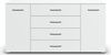 rauch Aditio Box, Kommode, 2-türig, 4 Schubladen, mit Softclose-Funktion, Farbe Weiß, BxHxT 160x81x43cm Bild 2