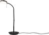 Moderne LED Schreibtischlampe MONZA dimmbar mit Flexarm, Schwarz, Höhe 57cm Bild 2