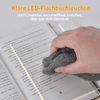 VIVIHEYDAY LED Leselampe Buch, 3 Lichtfarben Dimmbares LED Buchlampe mit Timer, Wiederaufladbare Buch Leseleuchte für Nachtlesungen im Bett Bild 4