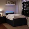 vidaXL Boxspringbett mit Matratze Schwarz 120x200 cm Samt 3290006 Bild 4