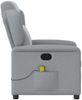 vidaXL Massagesessel Hellgrau Stoff 4015586 Bild 4