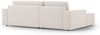 Micadoni Schlaf-Ecksofa Jodie 3-Sitzer Links Strukturierter Stoff Helles Beige Bild 3