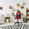 hjh OFFICE Kinderdrehstuhl KID GAME AL Kunstleder Schwarz/Rot Bild 3