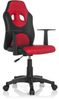 hjh OFFICE Kinderdrehstuhl KID GAME AL Kunstleder Schwarz/Rot Bild 4