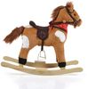 Babyshoppen Schaukelpferd Thunder WJ-302, Plüsch Sound, Kufen, Rollen, Sattel Bild 4