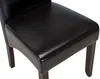 Vente-unique - Stuhl 2er-Set - Kunstleder - Braun - ROVIGO Bild 5