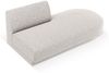 Micadoni 2-Sitzer Sitzmodul offen Miley Rechts Chenille Eden Silber Bild 3