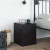 vidaXL Nachttisch Schwarz 34,5x39x44 cm Stahl 841607 Bild 3