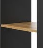 Bücherregal Tomy Anthrazit/Goldkraft Eiche 40 x 120 cm ,4 Fächer Vicco Bild 5